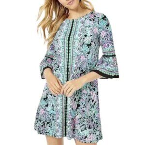 LILLY PULITZER Ophelia Dress ONYX Let's Get Wild Size Small
